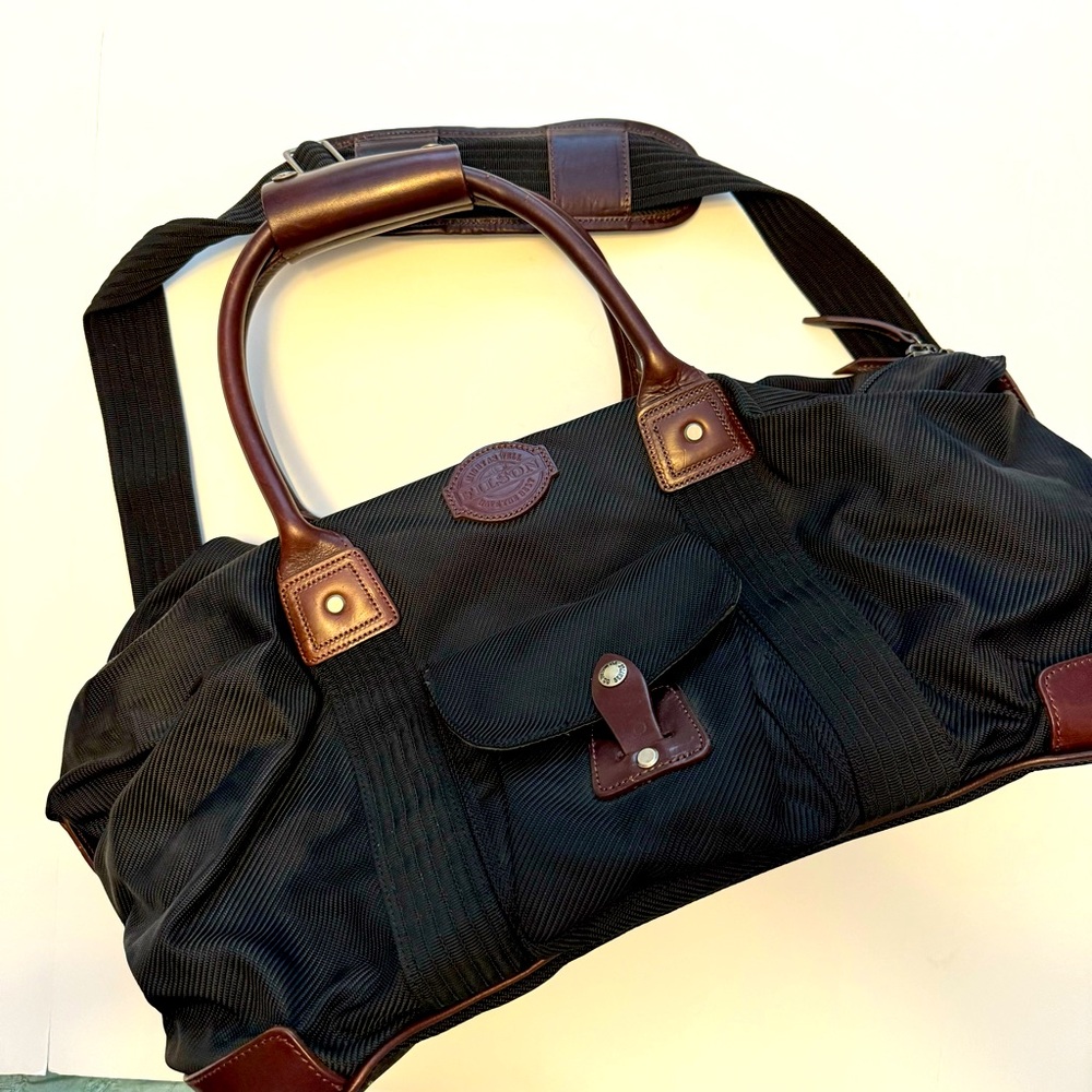 FILSON LEATHER Duffel Weekender Bag